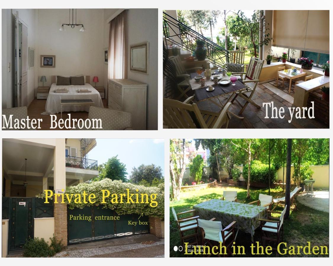Independent Entrance Apt - 130M2 - Garden - Private Parking Apartment Атина Екстериор снимка